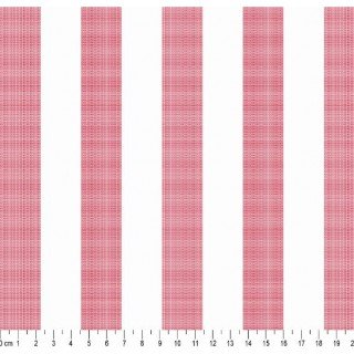 Tecido Fio Tinto Listrado L330 cor - 1040 (Vermelho)